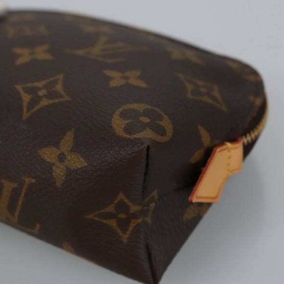 LOUIS VUITTON Monogram Pochette Cosmetic PM Cosmetic Pouch M47515 LV Auth ac3372 - Picture 7 of 16
